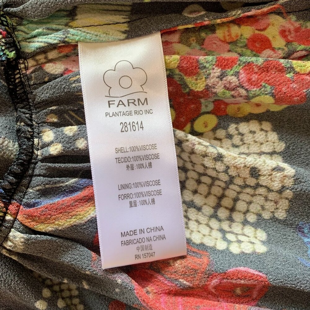 FARM Rio Black Multi-Color Mini Dress - Picture 8 of 10